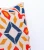 Navy square fabric cushion cover